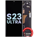 OLED Assembly With Frame For Samsung Galaxy S23 Ultra 5G (US & International) (Service Pack) (Phantom Black)