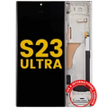 OLED Assembly With Frame For Samsung Galaxy S23 Ultra (US & International) (Refurbished) (Cream)