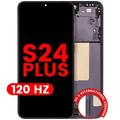 OLED Assembly With Frame For Samsung Galaxy S24 Plus 5G (US & International Version) (Aftermarket Plus) (120Hz) (Onyx Black)