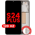 OLED Assembly With Frame For Samsung Galaxy S24 Plus 5G (US & International Version) (Aftermarket Plus) (120Hz) (Amber Yellow)