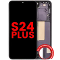 OLED Assembly With Frame For Samsung Galaxy S24 Plus 5G (US & International Version) (Aftermarket Plus) (Onyx Black)