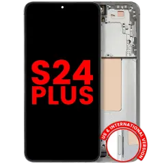 OLED Assembly With Frame For Samsung Galaxy S24 Plus 5G (US & International Version) (Aftermarket Plus) (Jade Green)