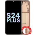 OLED Assembly With Frame For Samsung Galaxy S24 Plus 5G (US & International Version) (Service Pack) (Sandstone Orange)
