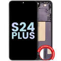 OLED Assembly With Frame For Samsung Galaxy S24 Plus 5G (US & International Version) (Service Pack) (Onyx Black)