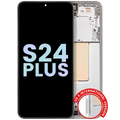 OLED Assembly With Frame For Samsung Galaxy S24 Plus 5G (US & International Version) (Service Pack) (Marble Grey)