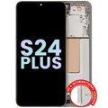 OLED Assembly With Frame For Samsung Galaxy S24 Plus 5G (US & International Version) (Service Pack) (Amber Yellow)