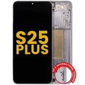 OLED Assembly With Frame For Samsung Galaxy S25 Plus 5G (US & International Version) (Refurbished) (Silver Shadow)