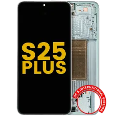 OLED Assembly With Frame For Samsung Galaxy S25 Plus 5G (US & International Version) (Refurbished) (Mint)