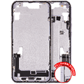 Mid-Frame Housing W/ Charging Port Flex & Small Parts For iPhone 14 (EU / Global Version) (Used OEM Pull: Grade B) (Purple)
