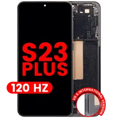 OLED Assembly With Frame For Samsung Galaxy S23 Plus (US & International) (Aftermarket Plus) (120Hz) (Green)
