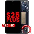 OLED Assembly With Frame For Samsung Galaxy S25 Plus 5G (US & International Version) (Aftermarket Plus) (120Hz) (Blue Black)