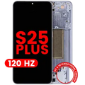 OLED Assembly With Frame For Samsung Galaxy S25 Plus 5G (US & International Version) (Aftermarket Plus) (120Hz) (Icy Blue)
