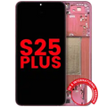 OLED Assembly With Frame For Samsung Galaxy S25 Plus 5G (US & International Version) (Aftermarket Plus) (Coral Red)