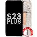 OLED Assembly With Frame For Samsung Galaxy S23 Plus 5G (US & International) (Used OEM Pull: Grade B/C) (Cream)