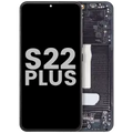 OLED Assembly With Frame For Samsung Galaxy S22 Plus 5G (Used OEM Pull: Grade B/C) (Phantom Black)