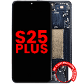 OLED Assembly With Frame For Samsung Galaxy S25 Plus 5G (US & International Version) (Aftermarket Plus) (Blue Black)