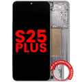 OLED Assembly With Frame For Samsung Galaxy S25 Plus 5G (US & International Version) (Aftermarket Plus) (Silver Shadow)