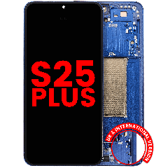 OLED Assembly With Frame For Samsung Galaxy S25 Plus 5G (US & International Version) (Aftermarket Plus) (Navy)