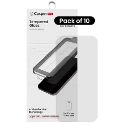 Casper Snap Tempered Glass For iPhone 12 Pro Max (10 Pack) (AR Clear)