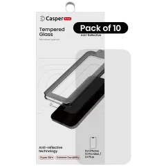 Casper Snap Tempered Glass For iPhone 13 Pro Max / 14 Plus (10 Pack) (AR Clear)