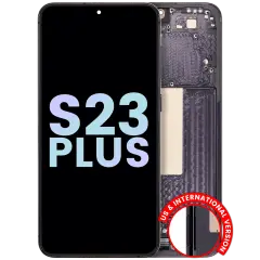 OLED Assembly With Frame For Samsung Galaxy S23 Plus 5G (US & International) (Service Pack) (Phantom Black)