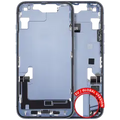 Mid-Frame Housing W/ Charging Port Flex & Small Parts For iPhone 14 (EU / Global Version) (Used OEM Pull: Grade B) (Blue)