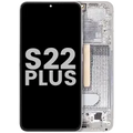 OLED Assembly With Frame For Samsung Galaxy S22 Plus 5G (Used OEM Pull: Grade B/C) (White)