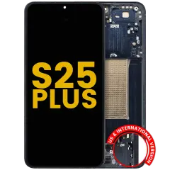 OLED Assembly With Frame For Samsung Galaxy S25 Plus 5G (US & International Version) (Refurbished) (Blue Black)