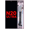OLED Assembly With Frame For Samsung Galaxy Note 20 Ultra 5G (Aftermarket Plus) (Mystic Bronze)