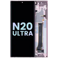 OLED Assembly With Frame For Samsung Galaxy Note 20 Ultra 5G (Service Pack) (Mystic Bronze)