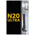 OLED Assembly With Frame For Samsung Galaxy Note 20 Ultra 5G (Refurbished) (Mystic White)