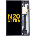 OLED Assembly With Frame For Samsung Galaxy Note 20 Ultra 5G (Refurbished) (Mystic Black)