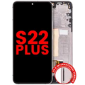 OLED Assembly With Frame For Samsung Galaxy S22 Plus 5G (US & International Version) (Aftermarket Plus) (Pink Gold / Violet)