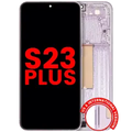 OLED Assembly With Frame For Samsung Galaxy S23 Plus (US & International) (Aftermarket Plus) (Lavender)