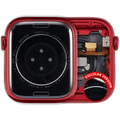 Housing Assembly Compatible For Watch Series 8 (45MM) (Used OEM Pull: Grade A) (Cellular Version) (Aluminum / Red)