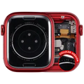 Housing Assembly Compatible For Watch Series 9 (41MM) (Used OEM Pull: Grade A) (Cellular Version) (Aluminum / Red)