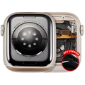 Housing Assembly Compatible For Watch Series 9 (41MM) (Used OEM Pull: Grade A) (GPS Version) (Aluminum / Starlight)
