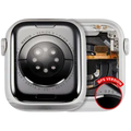Housing Assembly Compatible For Watch Series 9 (41MM) (Used OEM Pull: Grade A) (GPS Version) (Aluminum / Silver)