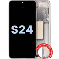OLED Assembly With Frame For Samsung Galaxy S24 5G (US & International Version) (Service Pack) (Amber Yellow)