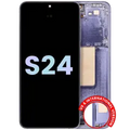 OLED Assembly With Frame For Samsung Galaxy S24 5G (US & International Version) (Service Pack) (Cobalt Violet)