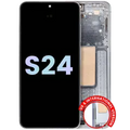 OLED Assembly With Frame For Samsung Galaxy S24 5G (US & International Version) (Service Pack) (Sapphire Blue)