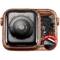 Housing Assembly Compatible For Watch Series 5 (40MM) (Used OEM Pull: Grade A) (GPS Version) (Aluminum / Gold)