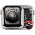 Housing Assembly Compatible For Watch Series 5 (40MM) (Used OEM Pull: Grade A) (GPS Version) (Aluminum / Silver)