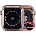 Housing Assembly Compatible For Watch Series 4 (40MM) (Used OEM Pull: Grade A) (Cellular Version) (Aluminum / Gold)