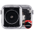 Housing Assembly Compatible For Watch Series 4 (40MM) (Used OEM Pull: Grade A) (GPS Version) (Aluminum / Silver)