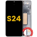 OLED Assembly With Frame For Samsung Galaxy S24 5G (US & International Version) (Refurbished) (Sapphire Blue)