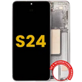 OLED Assembly With Frame For Samsung Galaxy S24 5G (US & International Version) (Refurbished) (Amber Yellow)