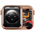 Housing Assembly Compatible For Watch Series 6 (40MM) (Used OEM Pull: Grade A) (GPS Version) (Aluminum / Rose Gold)