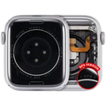 Housing Assembly Compatible For Watch Series 6 (44MM) (Used OEM Pull: Grade A) (GPS Version) (Aluminum / Silver)