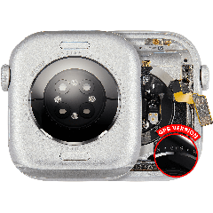 Housing Assembly Compatible For Watch Series 10 (42MM) (Used OEM Pull: Grade A) (GPS Version) (Aluminum / Silver)